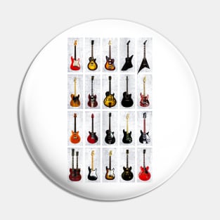 Cool Tees Guitar Legends Collection Pin