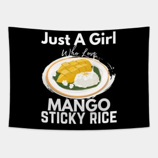 Mango Sticky Rice Milli Thailand Summer Food Lover I Lover Thailand Tapestry