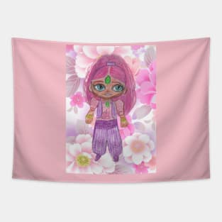 Beauty Doll Tapestry