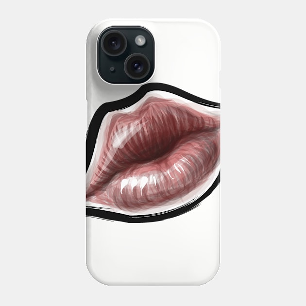 Bright lips Phone Case by s_gulyaev_s