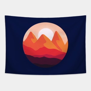 Sunrise in the mountain Tapestry