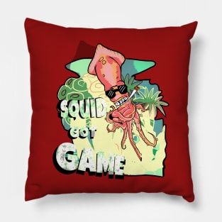 Squid got game Pillow