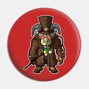 Steam Punk Troll Pin