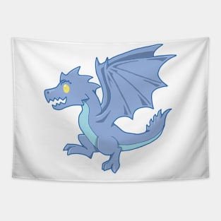 Cute Blue Wyvern Tapestry