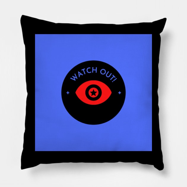 EVIL EYE Pillow by FshnAhmed