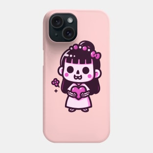 Pink Ghost Doll Phone Case