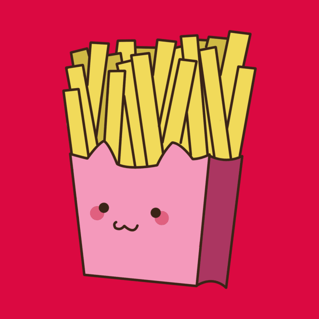 Cat French Fries by mintcorner