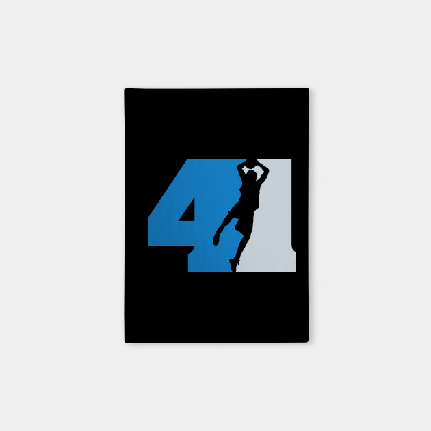 dirk nowitzki silhouette shirt