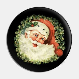 Vintage Santa Clause Christmas Pin