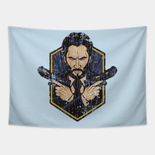 John Wick Cute Vintage Look Fanart Tapestry