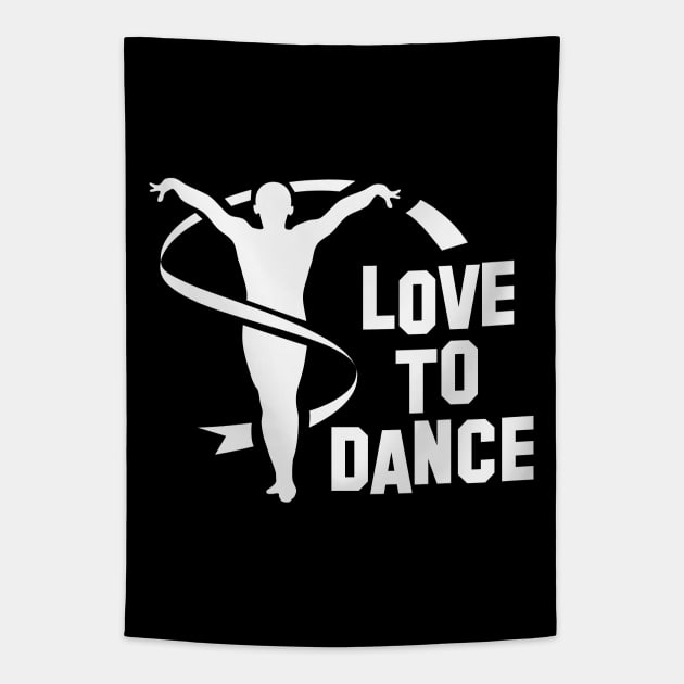 Love To Dance Tapestry by Toogoo