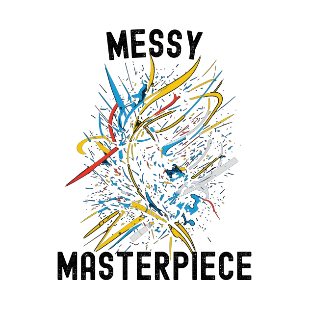 Messy Masterpiece, Abstract Art Image by Silly Pup Creations