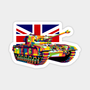 Black Prince Infantry Tank Magnet