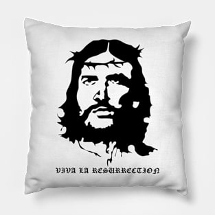 Jesus Christ Che Guevara Revolutionary Viva La Resurrection Pillow