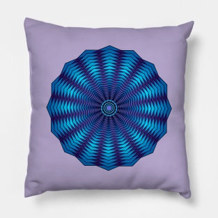 HexaDecBlue Pillow