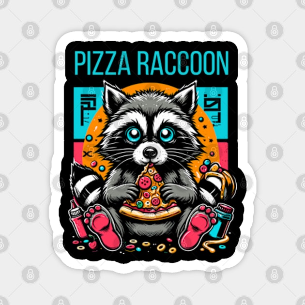 Pizza Raccoon Magnet by StyleTops