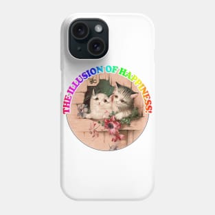 The Illusion Of Happiness! Dark/Nihilist Illustration Design Phone Case