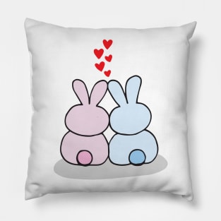 Bunny Lovers Pillow