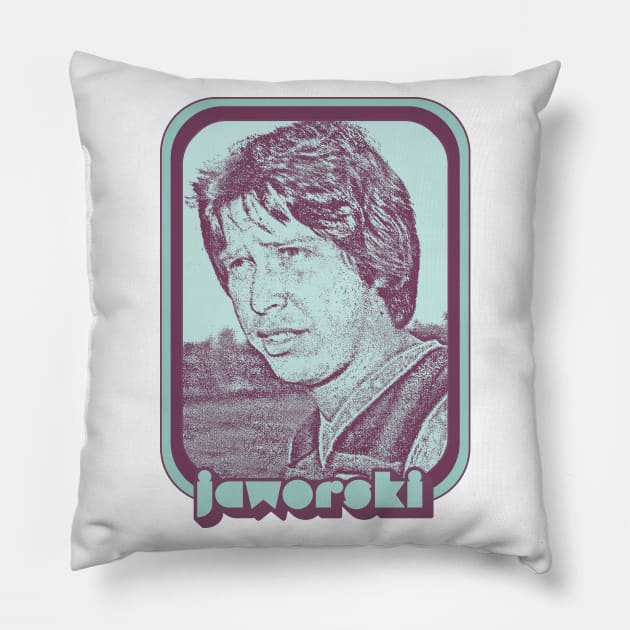 Ron Jaworski // Retro Football Fan Art Design Pillow by DankFutura