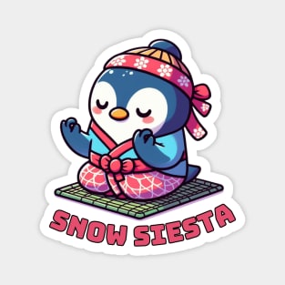 Penguin Yoga instructor Magnet