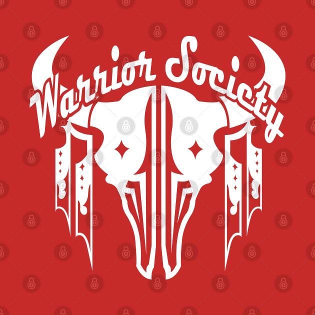 Warrior Society (Buffalo White) by melvinwareagle
