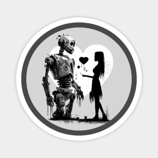 Robot Human Love Magnet