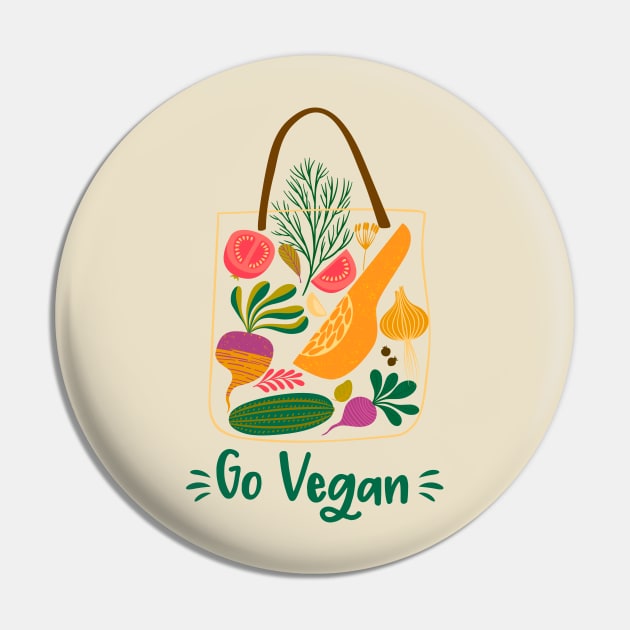 Veggie Lover Pin by machmigo