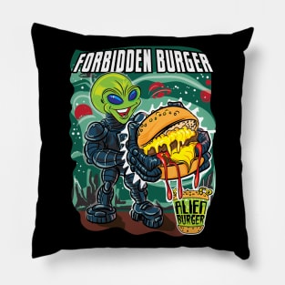 Forbidden Burger Alien Burger Pillow