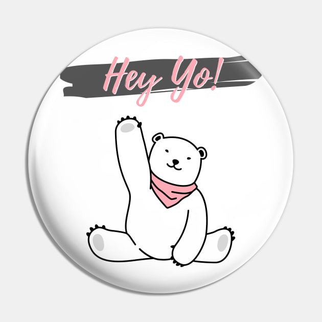 Hey Yo Pin by Art By Bear
