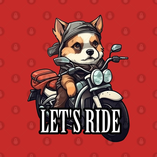 A cute dog and the bike by AestheticsArt81