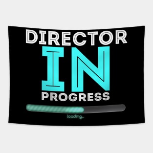 Director In Progress Cool Typography Job Design Tapestry