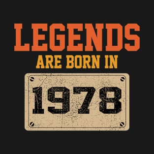 1978 birthday gifts T-Shirt