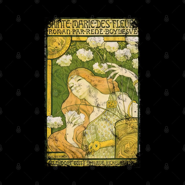 Art Nouveau - Paul Berthon Alphonse Mucha Vintage by AltrusianGrace