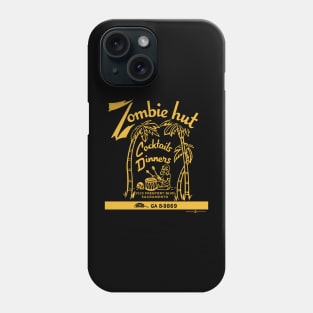 Vintage Zombie Hut Tiki Bar Phone Case