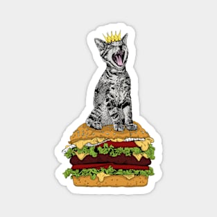 Cat Burger Magnet