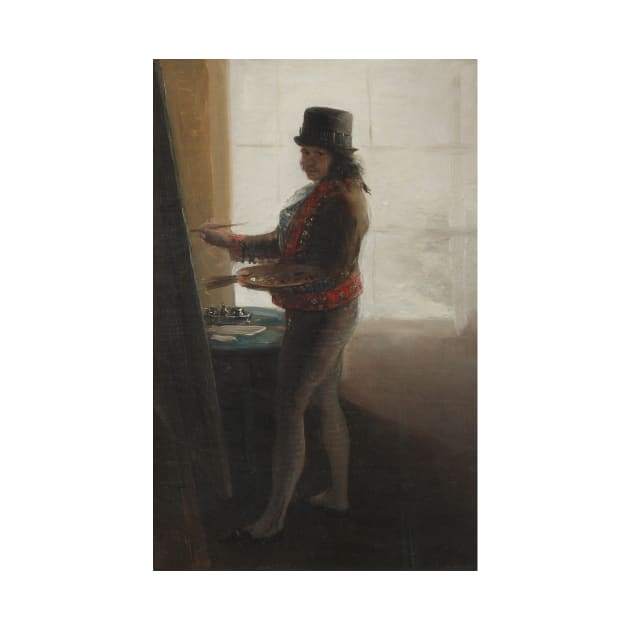 Self-Portrait at the Easel by Francisco Goya by Classic Art Stall