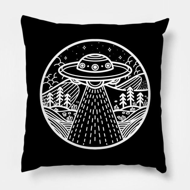 ufo Pillow by krisnaokky