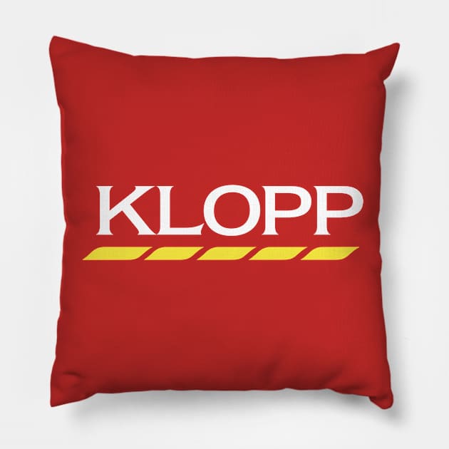 Klopp - every little helps Pillow by peterdy