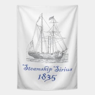 1800's Steamship Sirius Tapestry