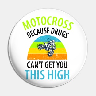 Motocross Biker Freestyle Stunt Pin