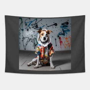 Graffitti Dog Tapestry