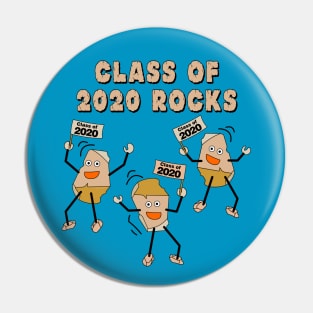 Class of 2020 Rocks Pin