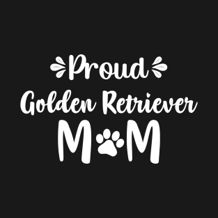 Cute Golden Retriever Mom Goldie Dad Love Dog Puppy T-Shirt