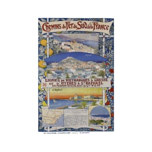 Affiche Chemin de fer du Sud de la France T-Shirt