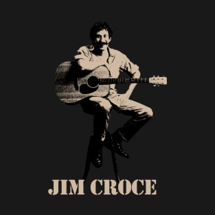 jim croce (black cream) T-Shirt