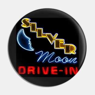 Silver Moon Drive In Pin