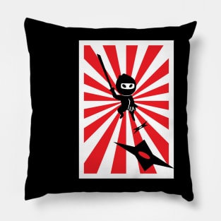 ninja & shuriken Pillow