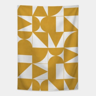 My Favorite Geometric Patterns No.13 - Mustard Yellow Tapestry