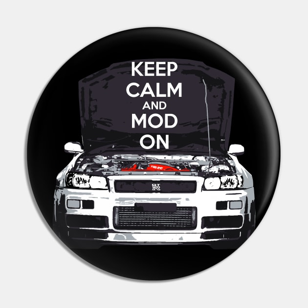 Keep Calm and Mod on Pin by cowtown_cowboy