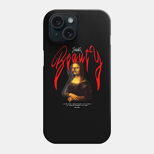 Monalisa terrible beauty Phone Case by zerox